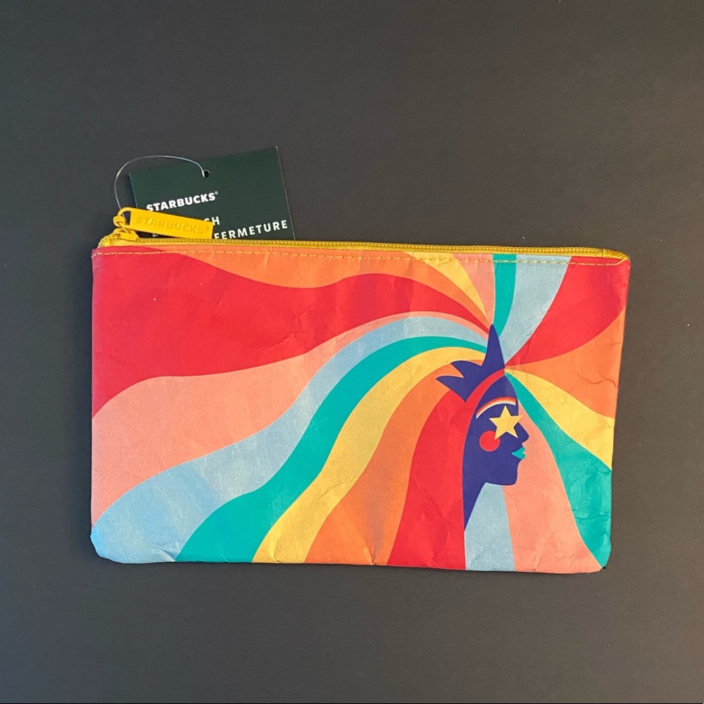 🌈NWT Starbucks Target Pride Zipper Pouch🌈
